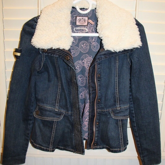 Girls Juicy Couture Denim Jacket - size 12